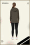 Women's Tights Set Sports Tunic & Leggings Diving Fabric Sports and Casual Khaki 3060 - 6