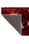 Red Themed Rose Flower Patterned Creative Modern Decorative Carpet 2344 - 4
