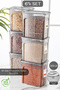6-Piece Mega 3.5 Liter Pulses Container - Labeled Lena Jar Food Storage Container