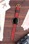 Fossil FS4656 22 mm Compatible Genuine Leather Watch Band Strap - 4 Different Color Buckle Options - 4
