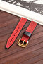 Fossil FS4656 22 mm Compatible Genuine Leather Watch Band Strap - 4 Different Color Buckle Options