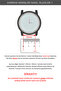Fossil FS4656 22 mm Compatible Genuine Leather Watch Band Strap - Musap 4 Different Color Buckle Options - 5