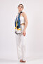 Voile Silk Scarf| 55X180 cm| Kandinsky Little Worlds| Nomads Felt - 6