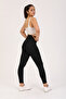 Terleten Tightening High Waist Agraphed Leggings with Clasps - 6