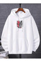 Anime Attack On Titans Printed Sweatshirt - Oversize Unisex Hooded - 2