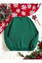 SEBESTA FASHİON NEW SEASON SPECIAL FOR THE NEW YEAR Unisex 2 THREAD BARRED SANTA PRINTED HOODED Sweatshirt - 2