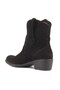 - Black Nubuck Women's Summer Boots Without Zipper 105-2596-Venus - 4
