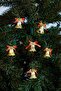 New Year 6-Piece Merry Christmas Bell Ornament 5cm - 3