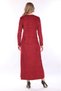 Women's Burgundy velvet dress - 3