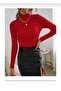 Unisex Light Blue Cotton Fabric Turtleneck Camisole Slimfit Turtleneck Sweater - 2
