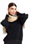 Double Sided Plaid Wool Shoulder Shawl - 70x190cm - Winter Shawl - 4