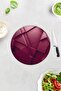 Noble Burgundy |   Glass Cutting Board - Glass Cutting Board |   Diameter32 cm - 3