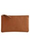 Tan Leather Rectangular Bag - 2