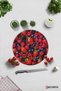 Purple and Red Fruits |   Glass Cutting Board - Glass Cutting Board |   Diameter 32cm