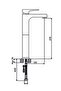 Aqua Çanak Lavatory Faucet - White 941001W - 2