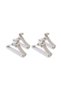 12 Pieces Plastic White Color Quality Children's Clothes Hanger - Baby Bow Hanger - 2