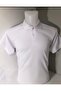 Men's White Polo Neck T-shirt