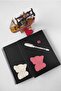 Black Leaf Notebook with Elephant Figure Wooden Cover Notebook Photo Album Notebook Memory Book Mother Baby - 2