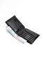 Genuine Leather Black Sports Model Wallet with External Card Holder - 2