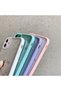 iPhone 11 Compatible Edges Pink Color Glitter Transparent Silicone Pc Case - 4