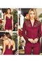 561 Koton 6 Piece Lace Nightgown Dressing Gown Set Powder