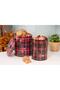 Metal Potato Onion Bucket - Crisper - Potato Onion Basket Set of 2, Plaid Efb23i3-set - 2