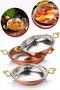 Alpha 3-Piece Copper Pan and Pan Set