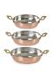 Alpha 3-Piece Copper Pan and Pan Set - 2