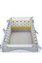 70x130 Side Protection Barrier for Cribs with Zipper 4 Pieces