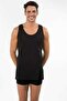 Men's Black Undershirt - 2