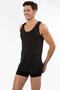 Men's Black Undershirt - 3