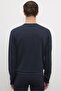 Navy Blue Men's Sweatshirt - 3