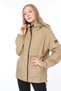 Women's Seasonal Beige Sports Jacket with Slit Detail