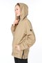 Women's Seasonal Beige Sports Jacket with Slit Detail - 4