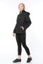 Women's Seasonal Black Sport Jacket with Slit Detail - 5