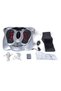 Nrd-632 Foot Massage Therapy Device with 6 Small Pads, 2 Large Pads as Gift, Color White - 2