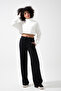 Doll Front Stitched Oversize Cotton Sweatpants - 2