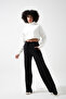 Doll Front Stitched Oversize Cotton Sweatpants - 4
