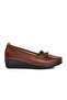 139 Tan Genuine Leather Women's Casual Shoes - 2