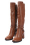 Betty Women's Long Skin Tan Boots - 3
