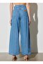 Loose Fit Relaxed Cut Regular Waist Elastic Wide Leg Jean Jogger Pants - 6