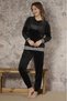 Women's Long Sleeve Sports Velvet Winter Pajama Set Gift