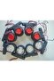 10 pieces 6+6 LEDs mini chock LED (red-white) truck TIR accessory dorse lamp - 12/24 volt - 2