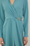 Buckle Detailed Dress - 6