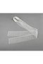 Aba polka dot gauze scarf neck collar white - 3