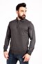 Men's Thin Wool Knitwear Knit Regular Fit Polo Collar Dad Sweater Blouse 5015