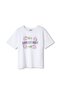 Slogan Embroidered T-Shirt - 7