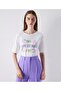 Slogan Embroidered T-Shirt - 2