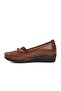 139 Tan Genuine Leather Women's Casual Shoes - 3