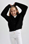 Girl's Cardigan Black A2298A8/Bk27 - 4